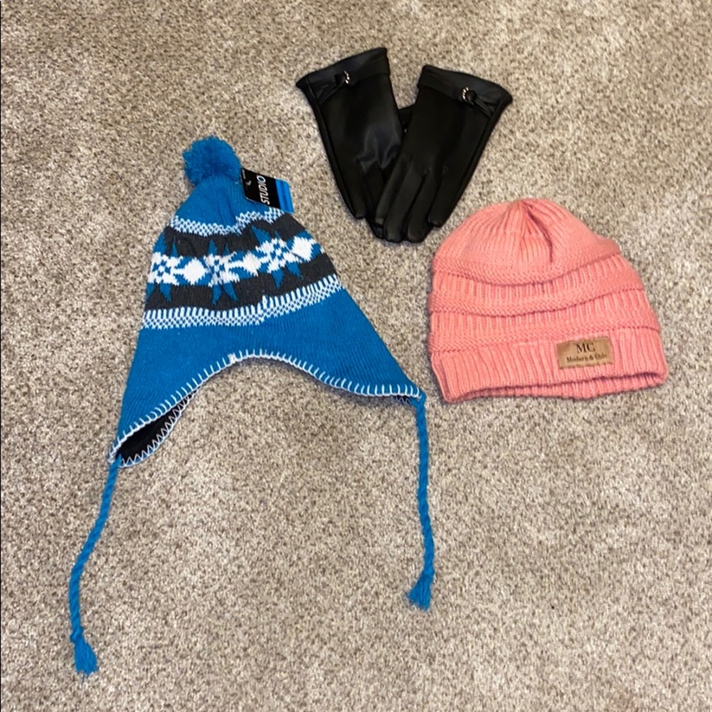 Winter hat and gloves bundle!